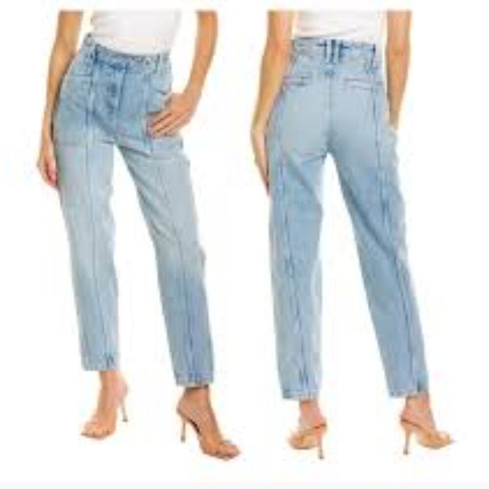 IRO Jeans Womens 34 US‎ 2 Blue Orionis Tapered Leg Front Seam Denim Pants
